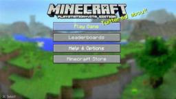 Minecraft: PlayStation Vita Edition Title Screen